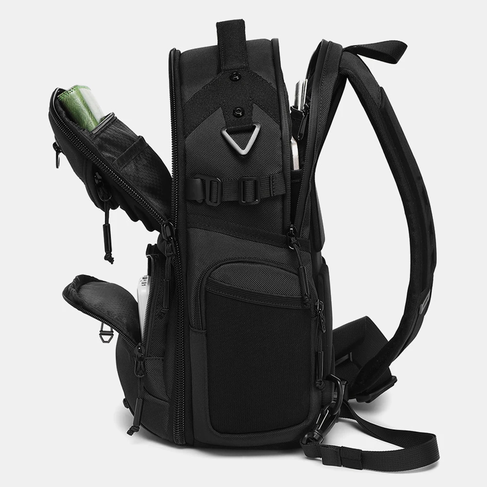 OZUKO Chest Bag Men's Crossbody Bag High-End Sense, Large Capacity Waterproof Multifunctional Outdoor Commuting Backpack