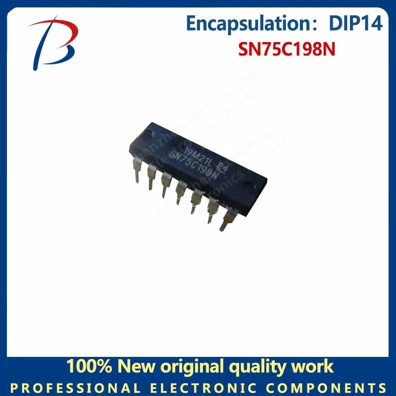 10PCS   SN75C198N package DIP14 transceiver chip