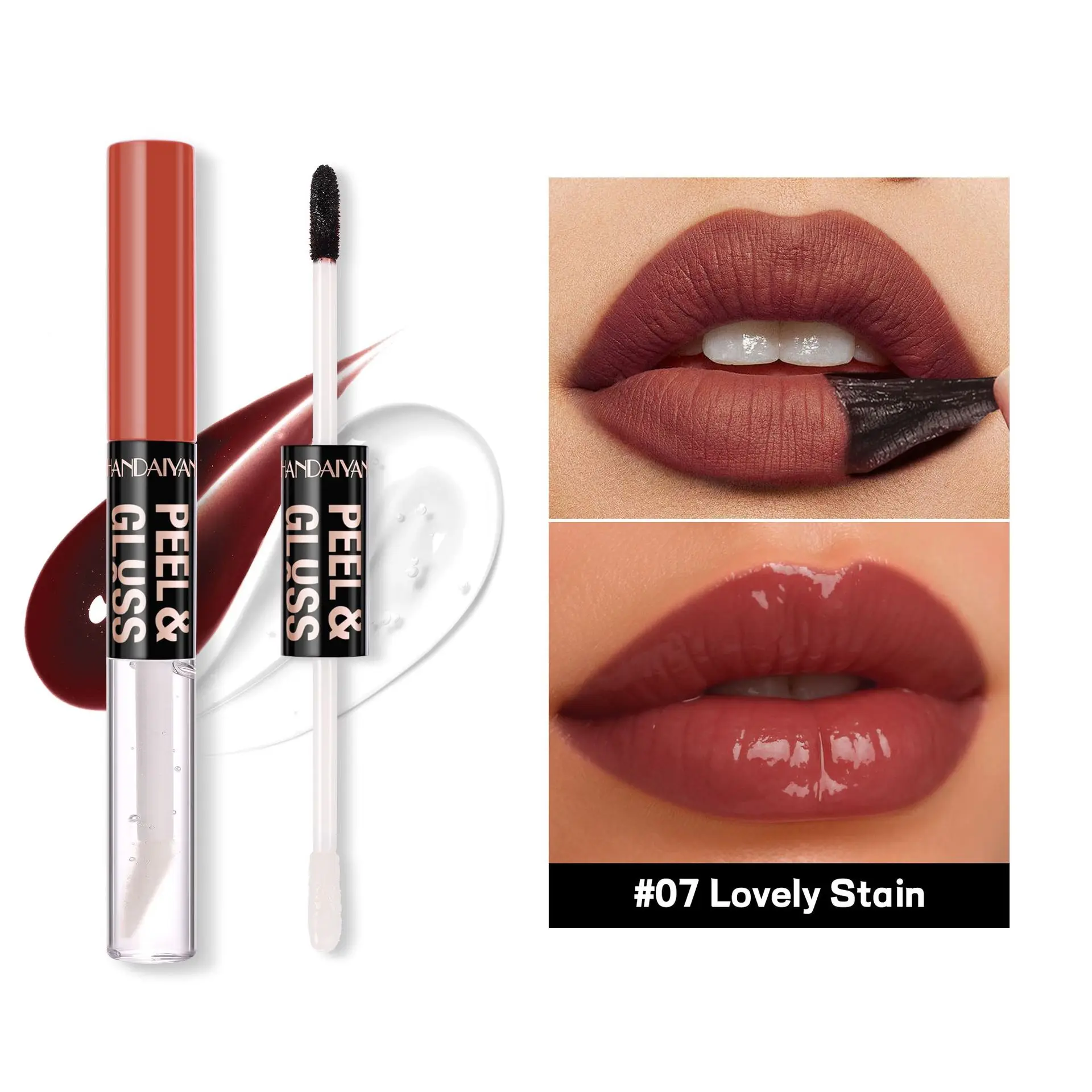 Peel Off Lip Gloss Stain Waterproof Kiss Proof Tattoo Effect Liquid Lipstick Long Lasting Velvet Matte Finish Non Sticky Beauty
