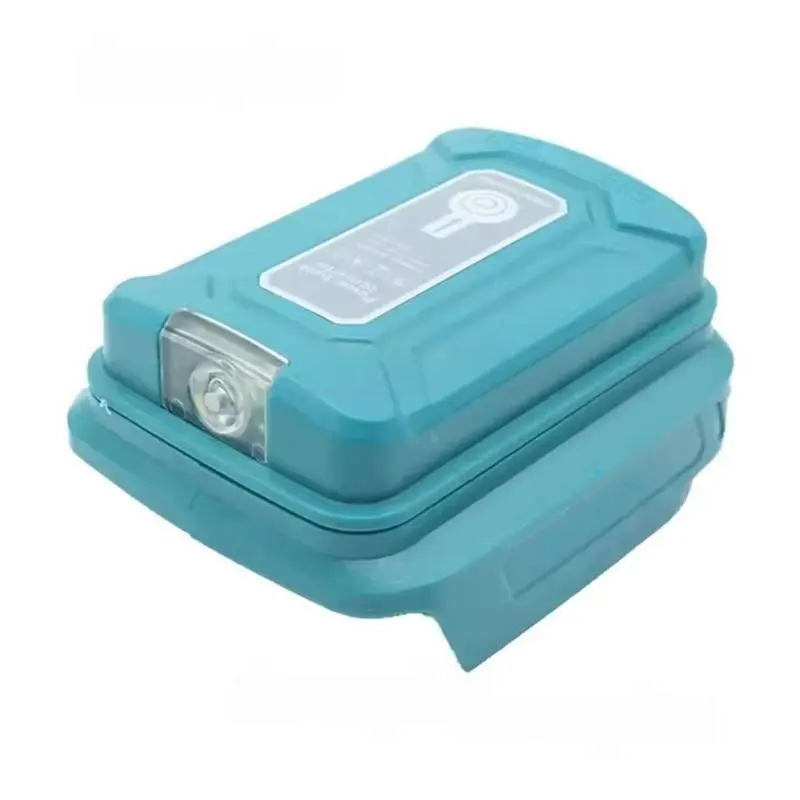 A08R-Power Tool Parts Adapter For Hongsong 18V Li- Battery Powered LED Lamp Flashlight USB Power Bank Mobile Phone Cha