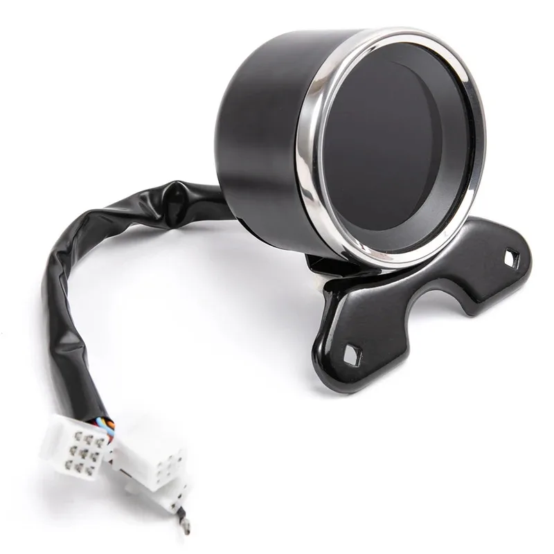 

Universal Digital Odometer Motorcycle Speedometer Oil Gauge Tachometer Meters Instrument Cluster Turn Signal Light Indicator