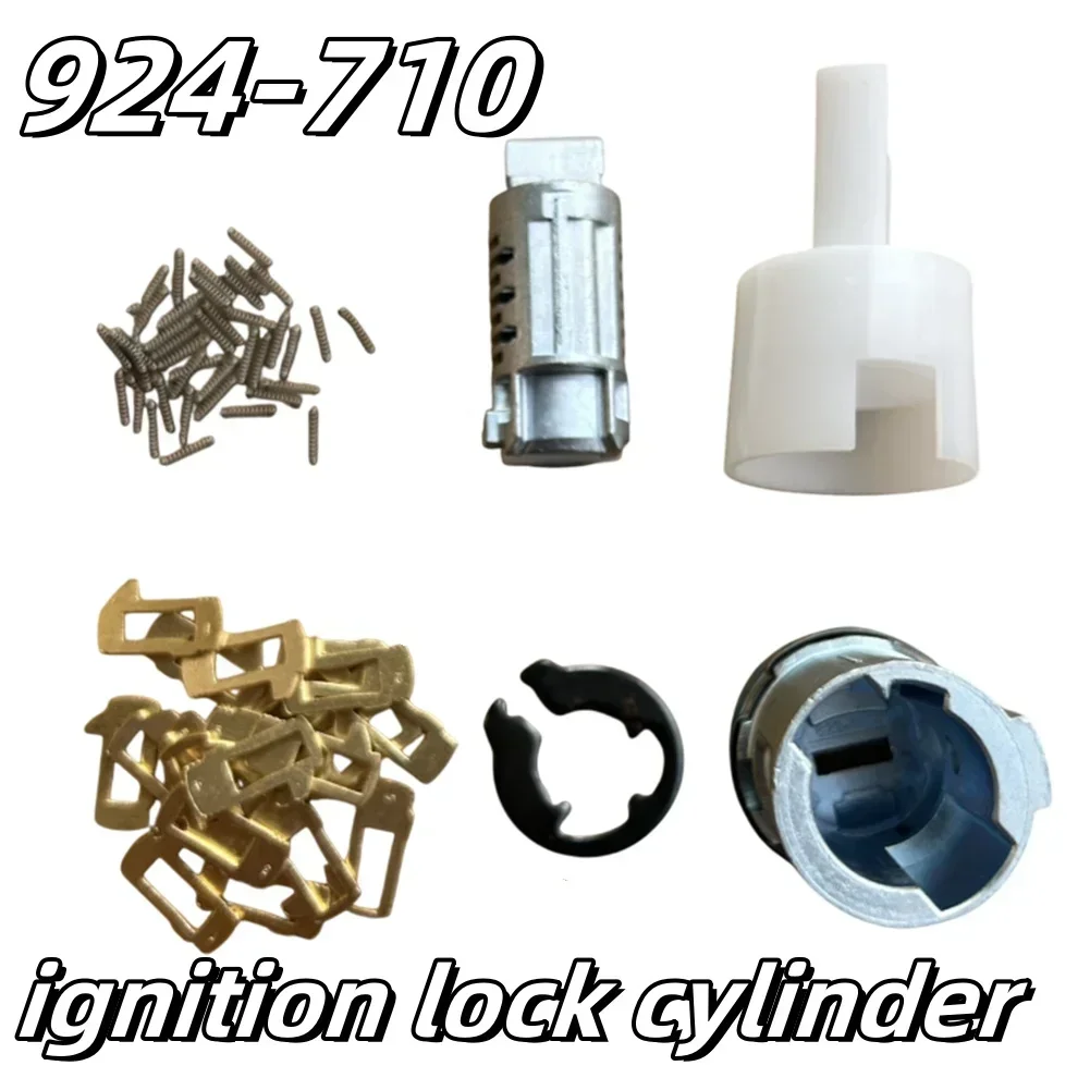 Kit de reparación de revestimiento de cilindro de cerradura de encendido de cilindro de cerradura de encendido de coche 924-710 para Ford para Edge para Lincoln para MKZ para Mazda Metal