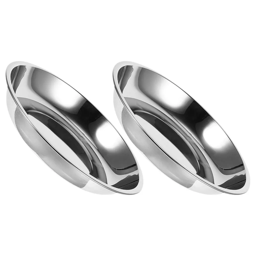 

2Pcs Stainless Steel Pet Bowl Smooth Surface No Dead Corners Easy to Clean Large Capacity for Dog Cat Puppy Kitten Feeding Water