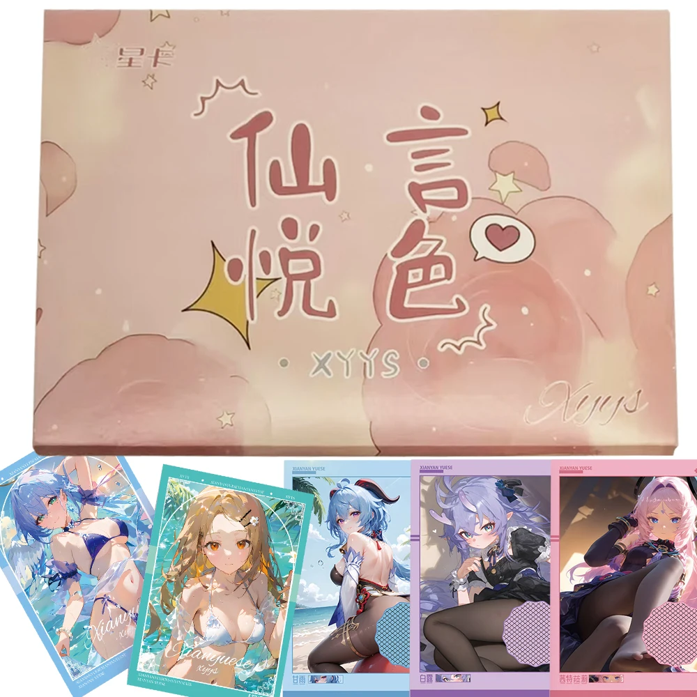 

Beautiful Woman Goddess Story Collection Cards Anime Game Girls Party High Quality Peripheral Trading Cards Table Toy Kid Gift