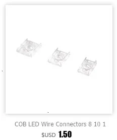 COB-Streifen auf Draht-LED-Anschlüsse, 5 8 10 mm Anschluss, lötfrei, für CCT, FCOB, RGB-LED-Streifen, Lichter 2, 3, 4-poliger Anschluss mit Draht – Detail 6