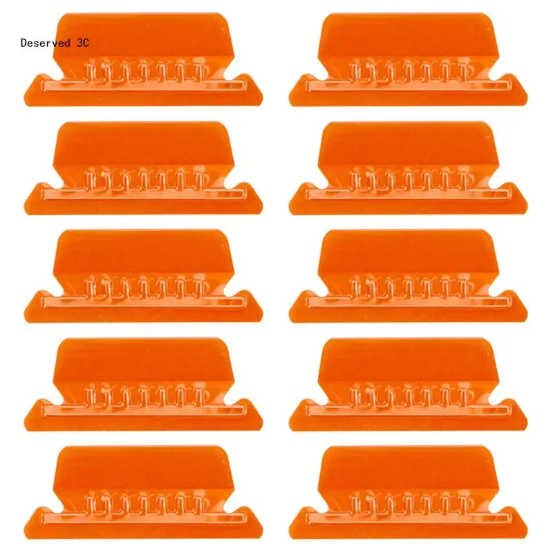 10Pcs 2 Inches Hanging Folder Index Tab for Quick Identification Easy to Read