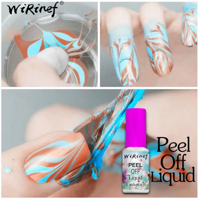 กาวทาเล็บป้องกันการหลุดลอกออกง่ายป้องกันการหกของเหลวที่มีคุณภาพสูงและมีนวัตกรรมยาเคลือบเล็บ