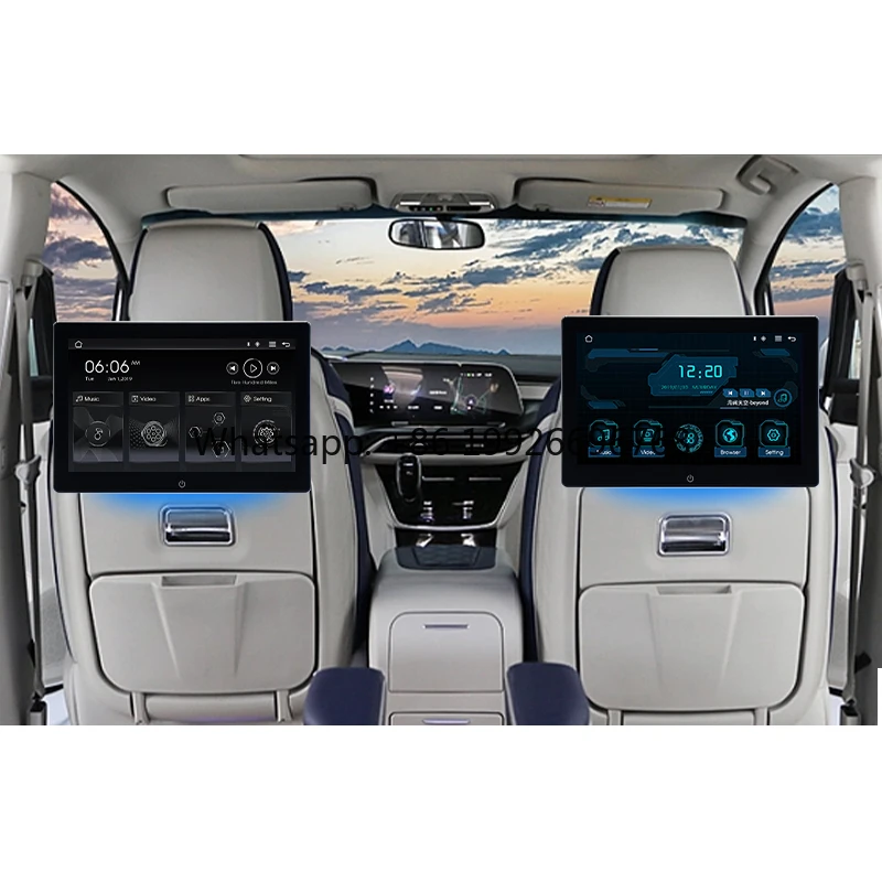 

New Style 10.1 Inch 2+32G Universal Car Android Headrest Monitor Automotive Multimedia Touch Screen BT WIFI Mirror Link 4K GPS