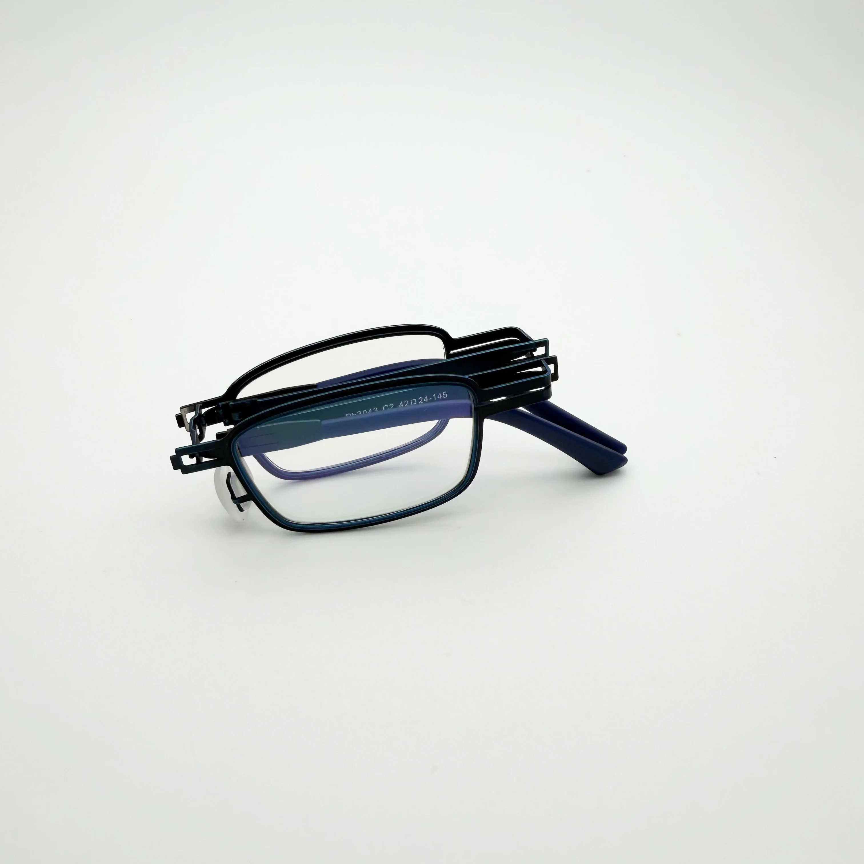 Vintage Retro Folding Eyeglasses Frames Stainless Steel Material Distressed Finish Men Prescription Eyeglasses Ph3043|Belight