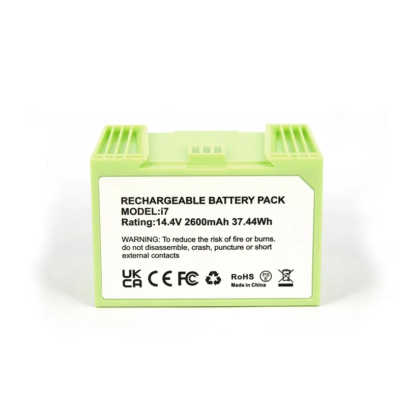 Customized Universal For iRobot Roomba i7+ 7150 7550 14.4V 2600mAh 37.44Wh Intelligent Battery