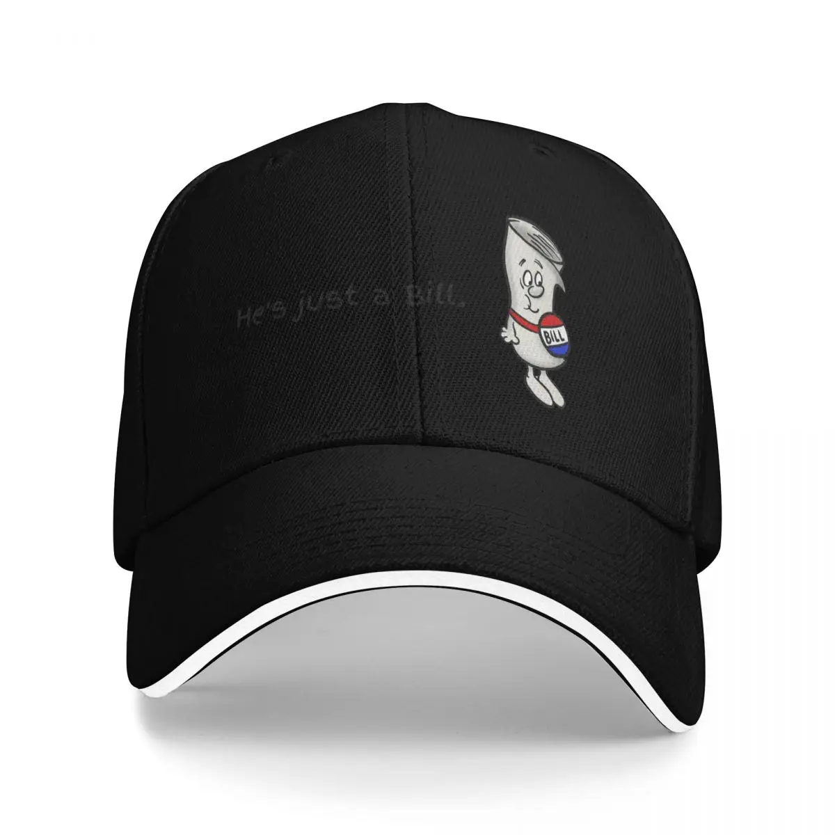 

He's Just a Bill Baseball Cap funny hat Rugby Uv Protection Solar Hat black Men's Women's