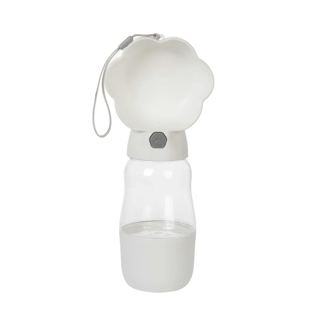 Hunde-Wasserflasche 2-in-1 Tragbare Auslaufsichere Haustier-Wasserschüssel mit Futterbehälter für Kleine und Große Hunde, Katzen, Welpen, Spaziergänge und Wanderungen – Detail 11