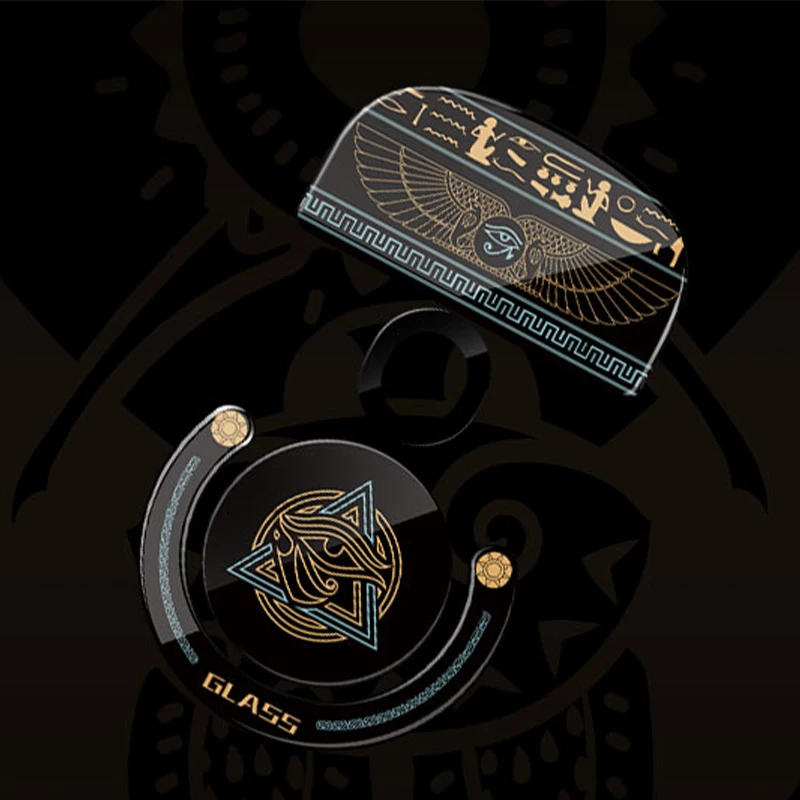 1Pack Glass Mouse Skates Glide Feet Pads Mouse Feet Sticker For G Pro X Superlight Rounded Curved Edges