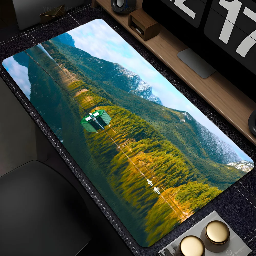 Nature Mountains Mousepad Mouse Mat Desk Mat With Pad Gaming Accessories Prime Gaming XXL Keyboard Pad