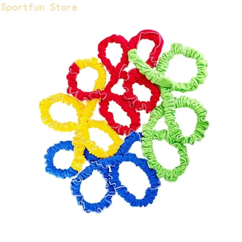 X7JD協同組合の伸縮性バンド涙抵抗性エクササイズバンド遊び場機器