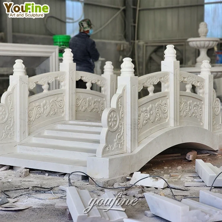 Large Natural Granite Stone Made Big Arch Bridge for Garden Outdoor Decorative