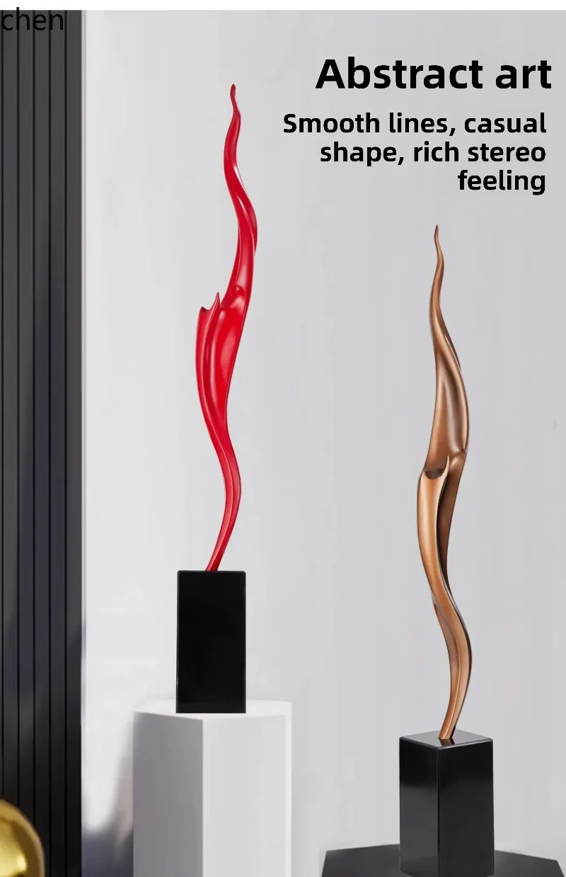 Art Sculpture Slender Vertical High Porch Ornament OrnamentN10