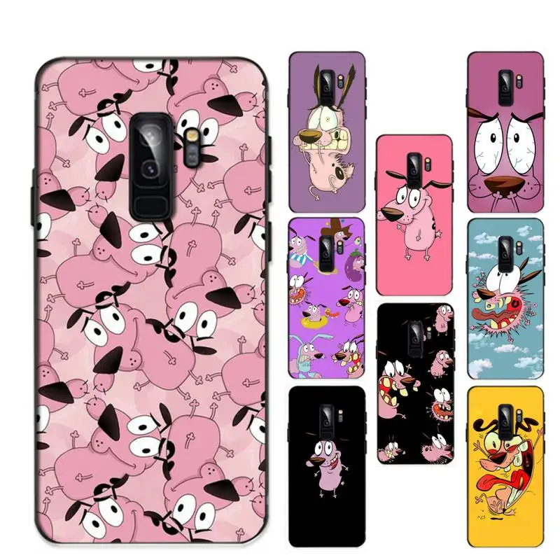 

Dog-Courage-The-Cowardly Phone Case for Samsung S20 lite S21 S10 S9 plus for Redmi Note8 9pro for Huawei Y6 cover