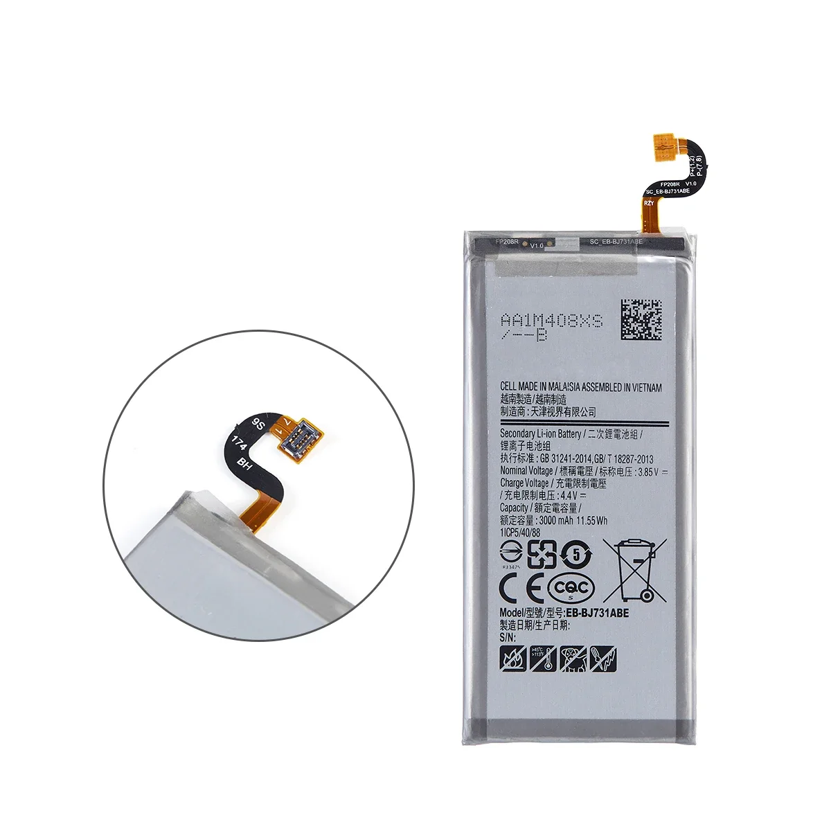 EB-BJ731ABE Bateria para Samsung, Baterias e Ferramentas, Fit para Samsung Galaxy C8, J7 Plus, 2017, SM-J7310, SM-C710F, C7100, C7108, Brand New, 3000mAh