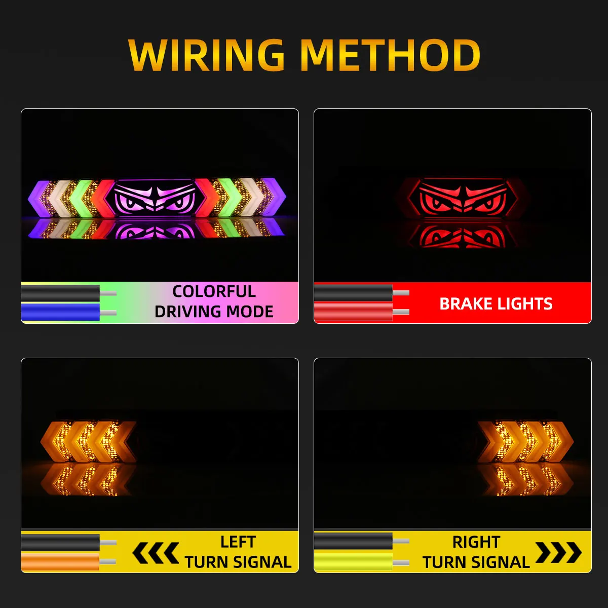 12-24V Car Trailer Trucks Tail Light Car LED Rear Tail Light Running Turn Signal Rear Lamps Waterproof Taillight Parts