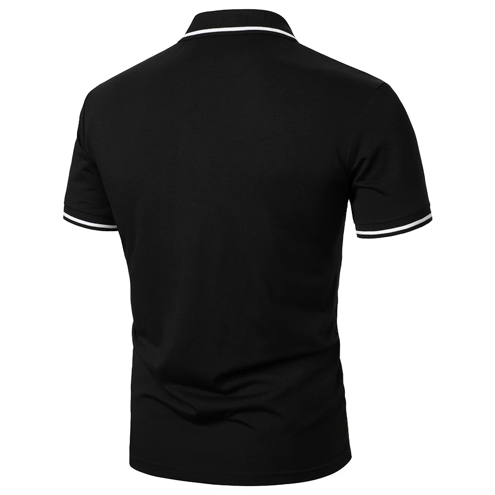 Men\'s Polo Shirt Color Match Summer Short Sleeve For Men Business Casual Men\'s Top Daily Street Style Tennis Men\'s Polo Shirt