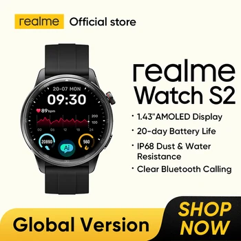 realme izle S2 akıllı saat 1.43 