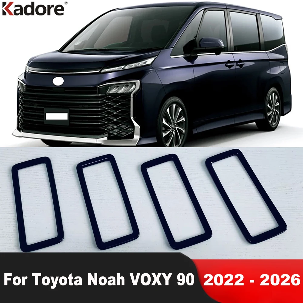 

Для Toyota Noah VOXY 90 2022 2023 2024 2025 2026 Черный автомобильный задний дах, вентиляционное отверстие, крышка, отделка, аксессуары для интерьера