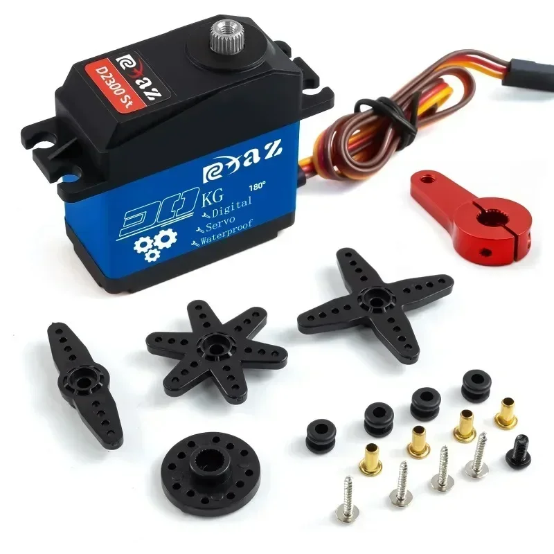 مقاوم للماء سيرفو 20 كجم 25 كجم 30 كجم 35 كجم عالية السرعة سيرفو ميتال جير أجهزة رقمية RC ل 1/8 1/10 SCX10 شاحنة روبوت ترقية أجزاء #5