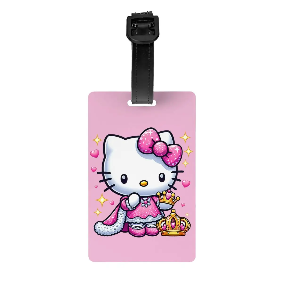 Niedliche Cartoon-Katze, Hello Kitty, Gepäckanhänger, Reisetasche, Koffer, Sichtschutz, ID-Etikett