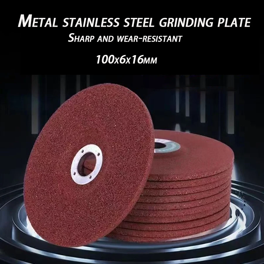 

4" 100*6*16mm Stainless Metal Cutting Disc Grinding Wheel Blade, Abrasive Grinding Wheel Polishing Sanding Disc