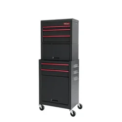 Tough 20-In 5-Drawer Rolling Tool Chest Cabinet Combo  Closet Organizer  Kitchen Organizer  Wall Shelf