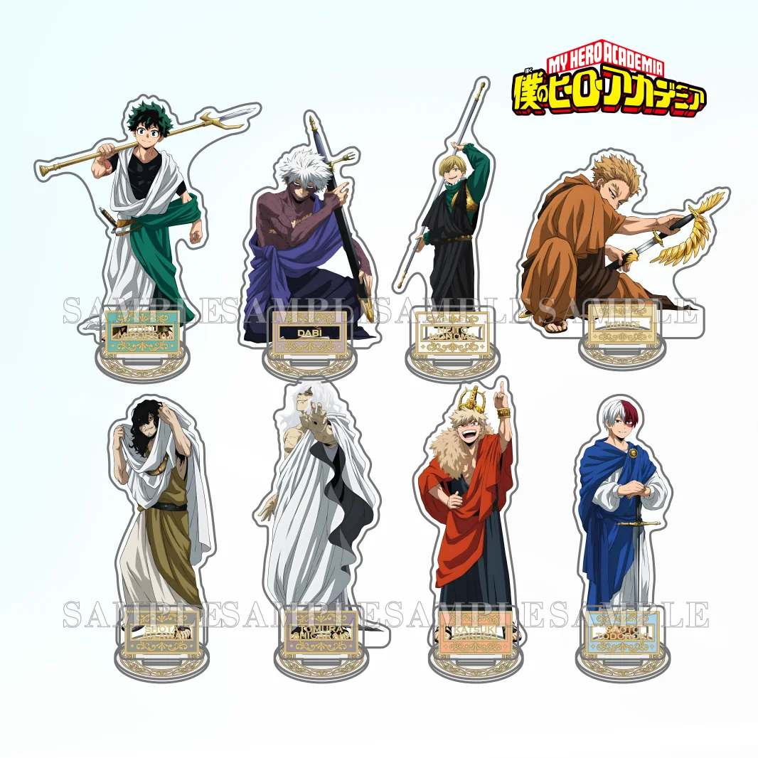 Hot Anime My Hero Academia Acrylic Stand Keychain 2026 New Custom Made Figure Izuku Midoriya Shoto Todoroki Shota Aizawa