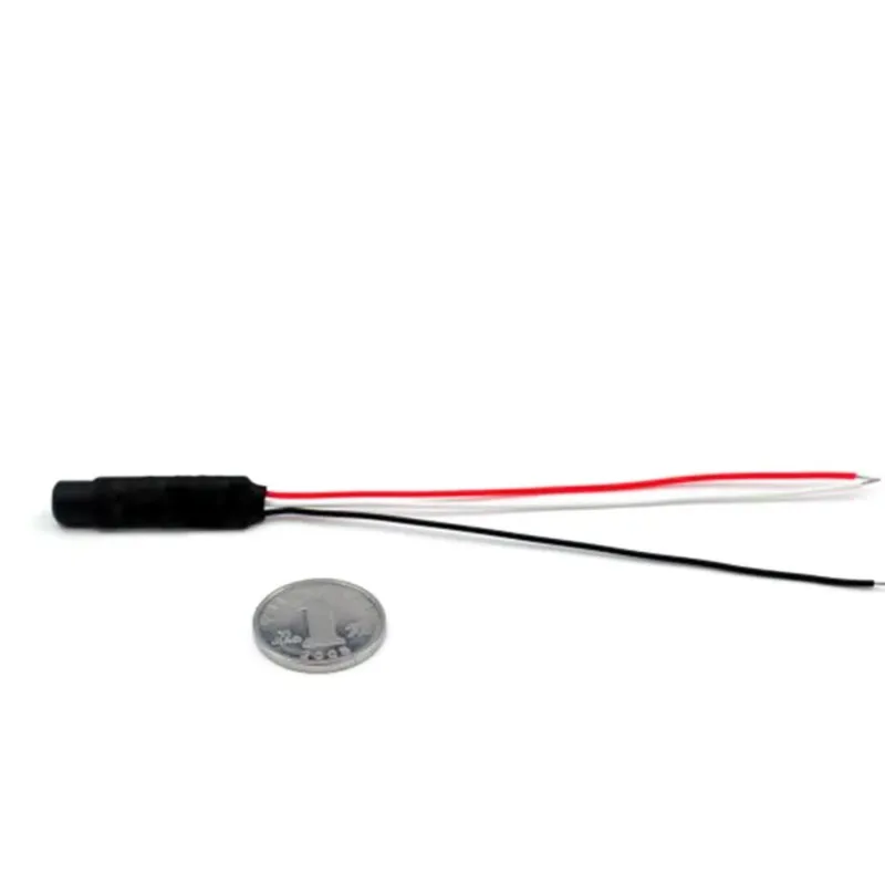 Microphone CCTV 6-12VDC extrêmement sensible, voix 514-up, collection de signaux audio aériens pour mini caméra FPV, système DVR