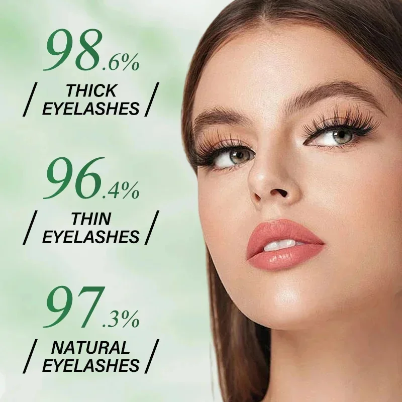 Soro de crescimento natural dos cílios, Lash Lifting, Enhancer, Alongamento rápido, mais completo, cílios mais grossos, sobrancelha, maquiagem coreana, 7 dias