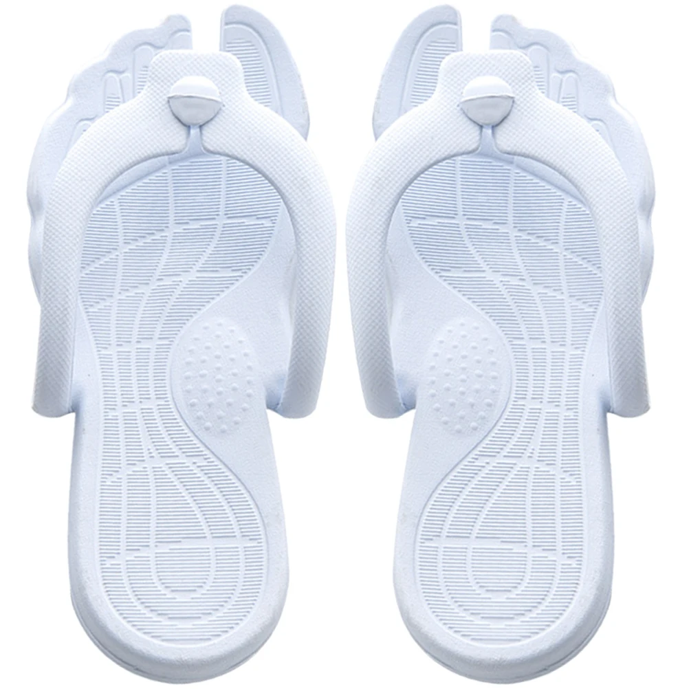 

2 Pcs Slippers Lightweight Beach Flip Summer Beach Slippers Flops Non Skid S Bath Shoes Size S 35 36 Outdoor Summer