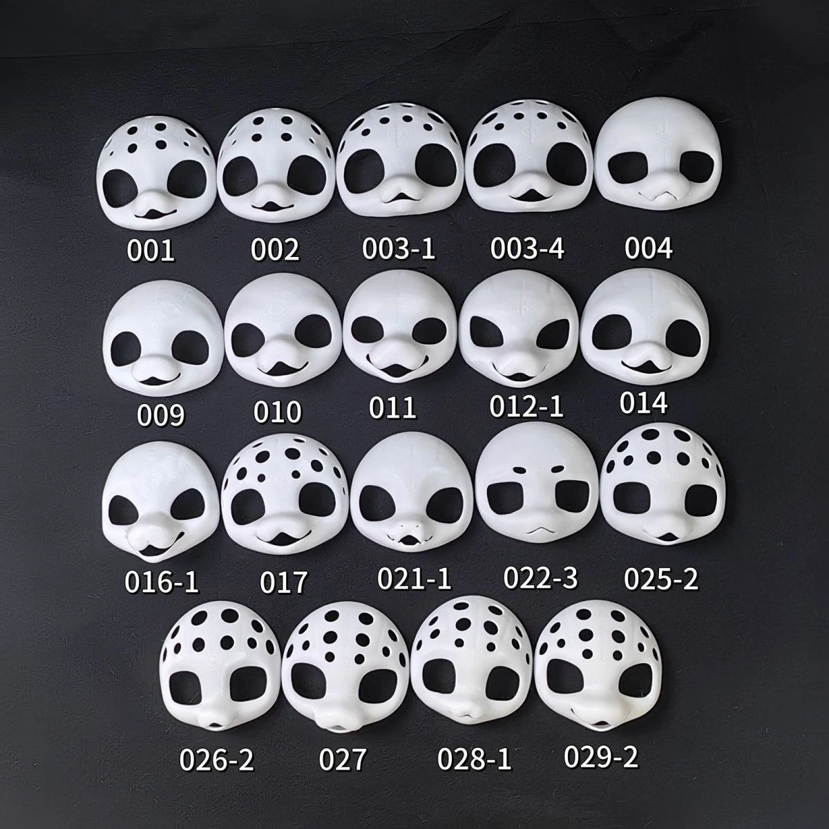 Base Mask 3D Printed Animal Beast Skull DIY Mini Cute Beast Mounted Skull 10cm/15cm/20cm
