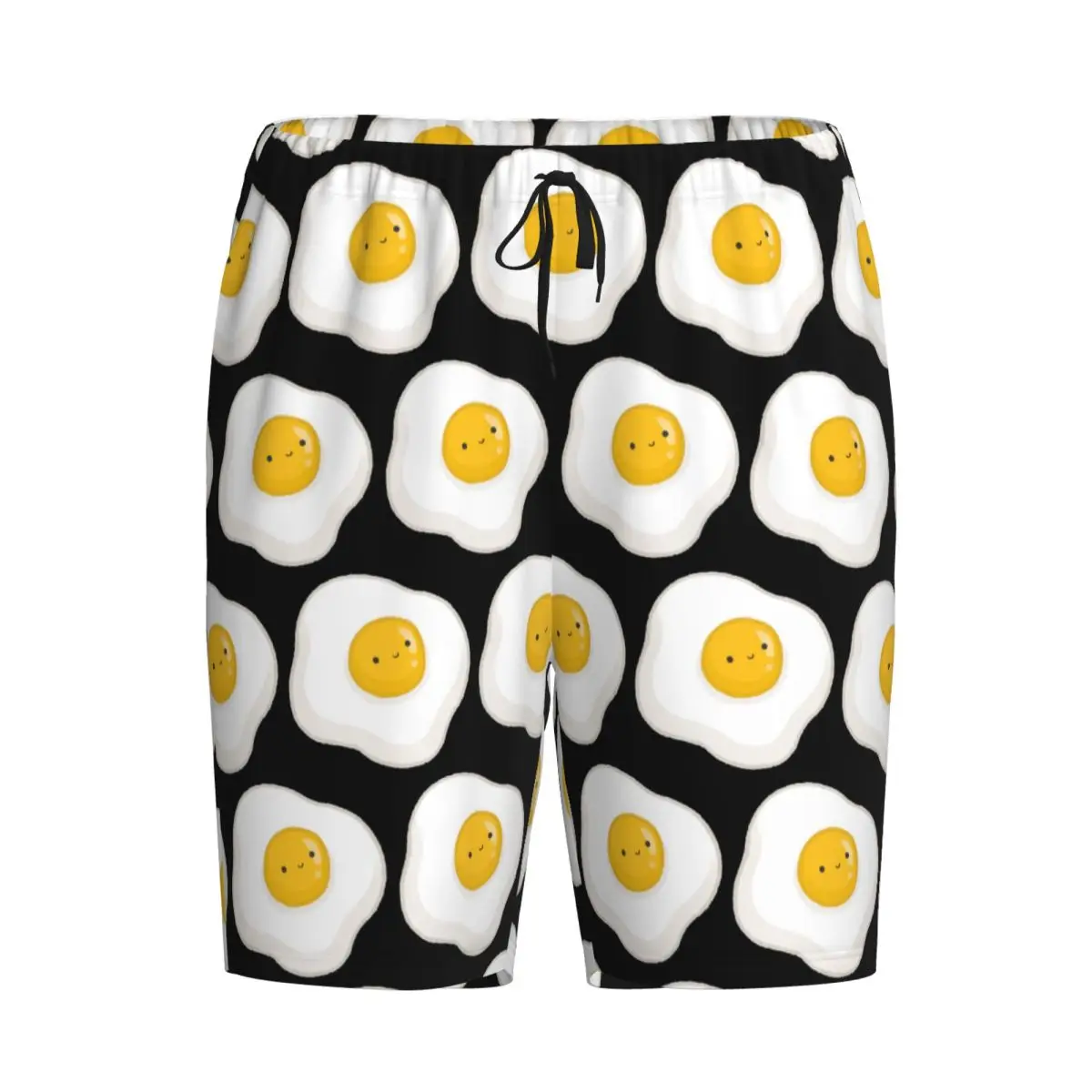

Мужские пижамные штаны с принтом жареных яиц, милые шорты-штаны для сна и отдыха