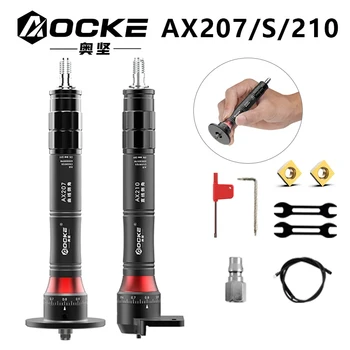 Mini máquina biseladora neumática portátil, máquina cortadora biseladora manual de arco de 45 grados para desbarbado de Metal de 0,1 ~ 0,9mm