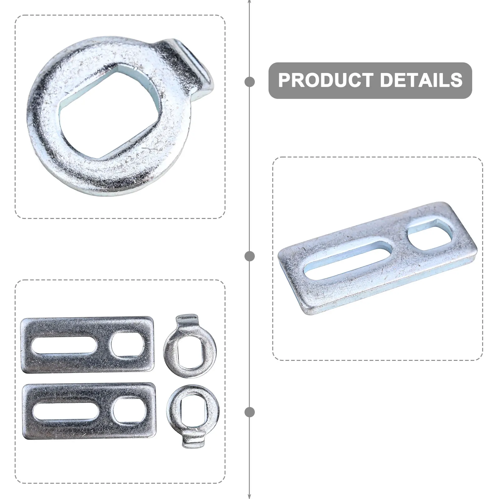 Electric Bicycle Motor Anti-rotation Gasket 14mm/16mm 6x2.5cm Iron Motor Fixing Spacer For E-bike Axle Motors Accessories