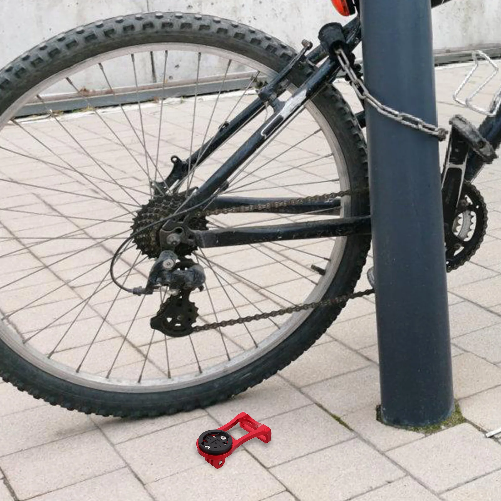 1 مجموعة متعددة الوظائف دراجة المقود موسع قوي سبيكة جبل للكاميرا الكمبيوتر الدراجات الجبهة حامل رفوف الرياضة ركوب الخيل