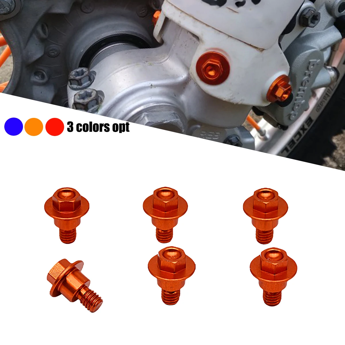 

CNC Front Fork Guard Bolt Screws For Honda CR125R CR250R CRF250R CRF250X CRF450R CRF450X CRF450RX CRF250L/M CRF 250 RALLY 450R