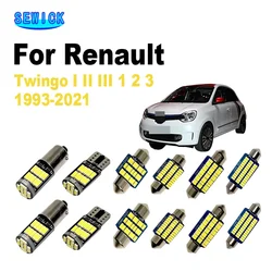 SEWICK Canbus LED Interior Light Kit For Renault Twingo I II III 1 2 3 1993-2016 2017 2018 2019 2020 2021 Car Map Dome Led Bulb