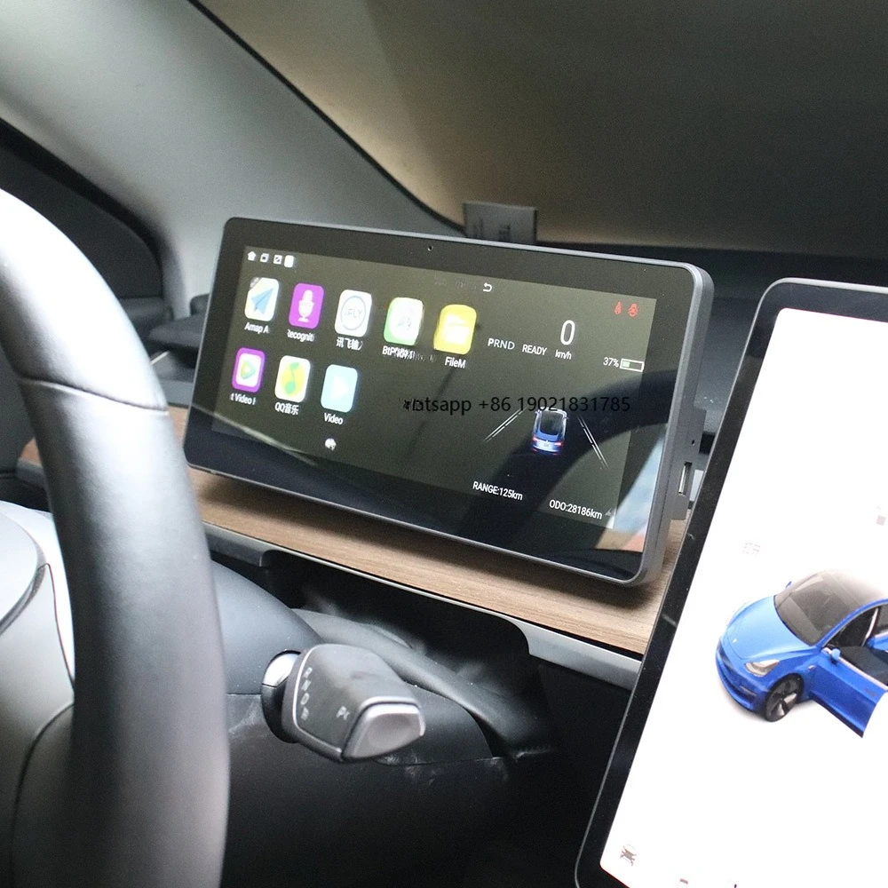 Digital Cluster Android Car LCD Dashboard for Model 3 Model Y Instrument Panel Modified and Upgraded LCD Multifunctional