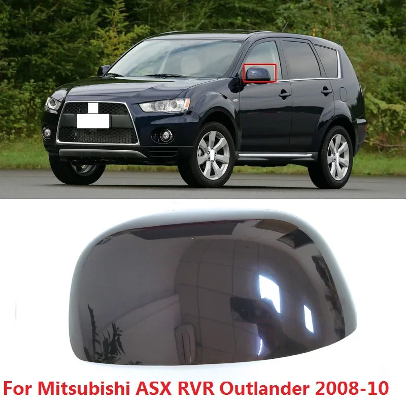 CAPQX Dla Mitsubishi ASX RVR Outlander 2008 2009 2010 Lusterko wsteczne bocznych drzwi Plastikowa osłona lusterka wstecznego Pokrywa lusterka wstecznego Kaptur