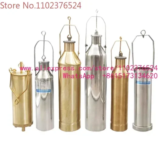 

1pcs 1000/500/300ml copper sampling bucket bottom sampler stainless steel sampler