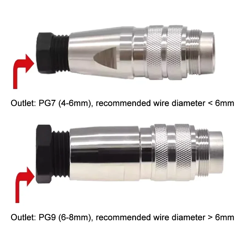 M16 4-8mm 2 4 5 6 7 8 12 14 Pin Circular Connector C091 Waterproof IP67 Aviation Plug Metal Shielding Male Female Connectors