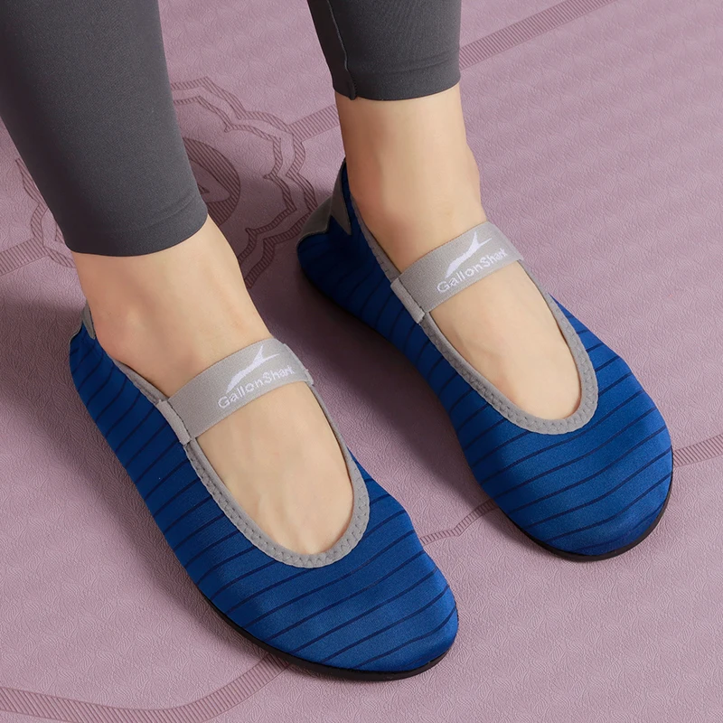 Gallon Shark Indoor Fitness Non-slip Soft-soled Yoga Shoes Women\'s Rope Jumping Mute Stretching Pilates Training Shoes