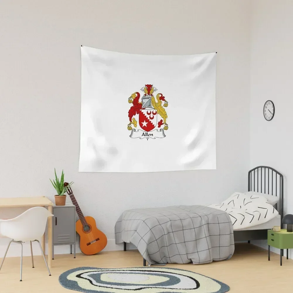 

Allen Coat of Arms / Allen Family Crest Tapestry Home Decorating Bedroom Deco Decoration Aesthetic Cute Decor Tapestry