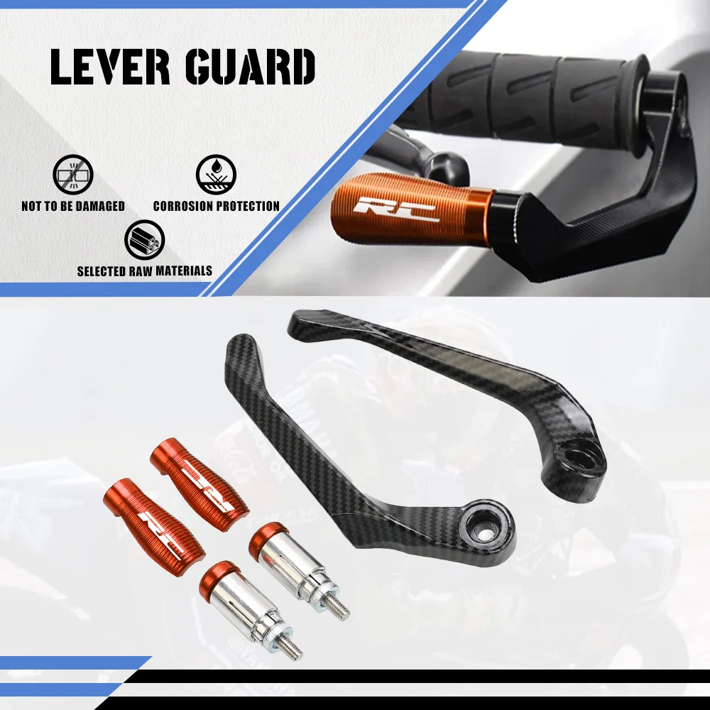 

For KTM RC 125 200 390 Duke 125 250 390 Moto Handlebar Grips Guard Brake Clutch Levers Protector Handle Bar Guard Lever Guard