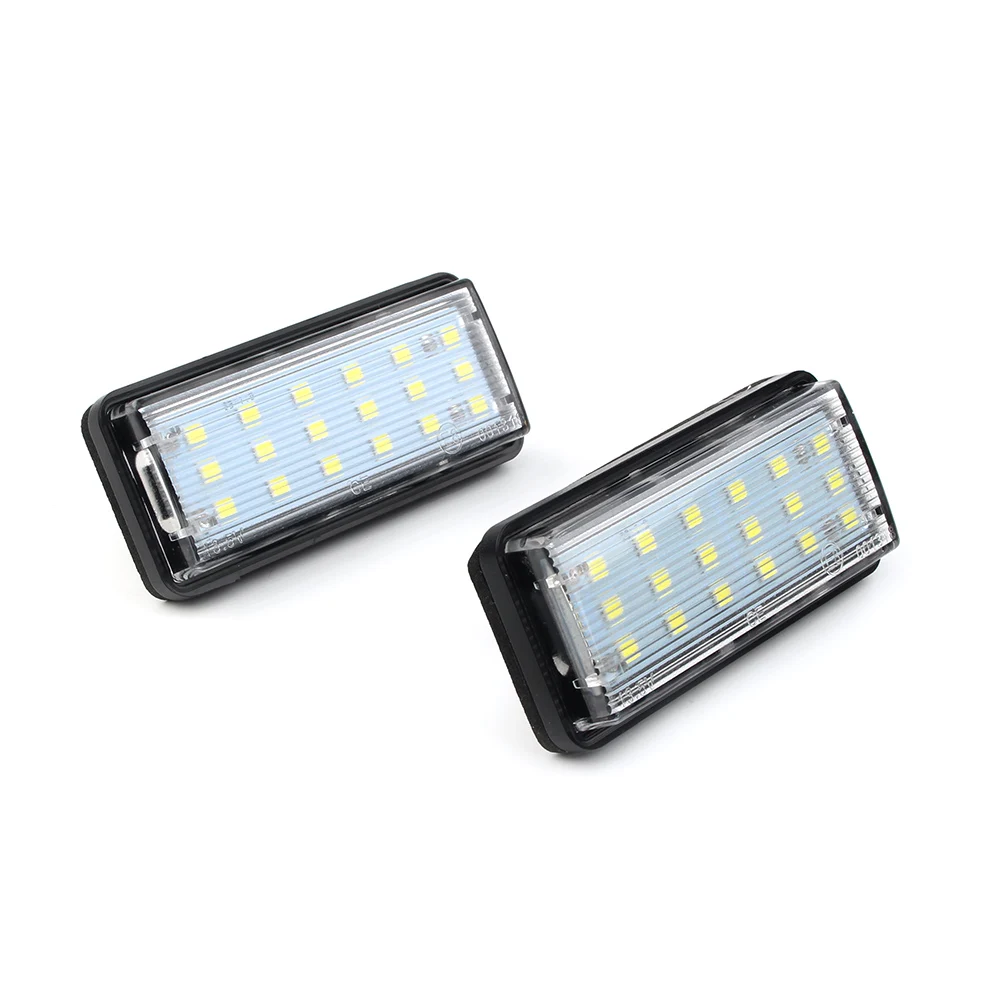 Car No Free  LED License Plate Light For Toyota Land Cruiser Prado J100 J120 J200 & For Lexus GX470 LX470 LX570